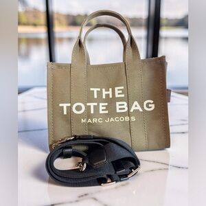 Marc Jacobs Small Slate Green Tote Bag